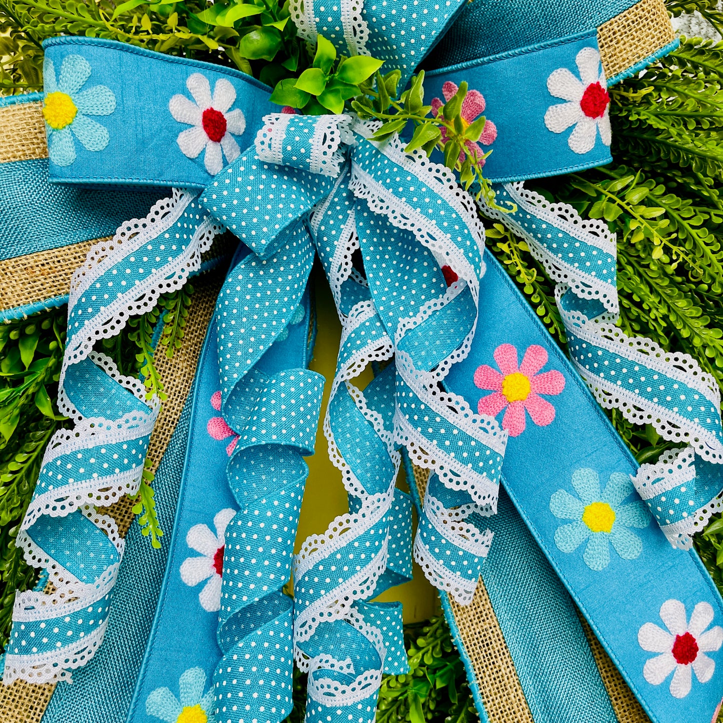 Year Round Beaded Grass Wreath