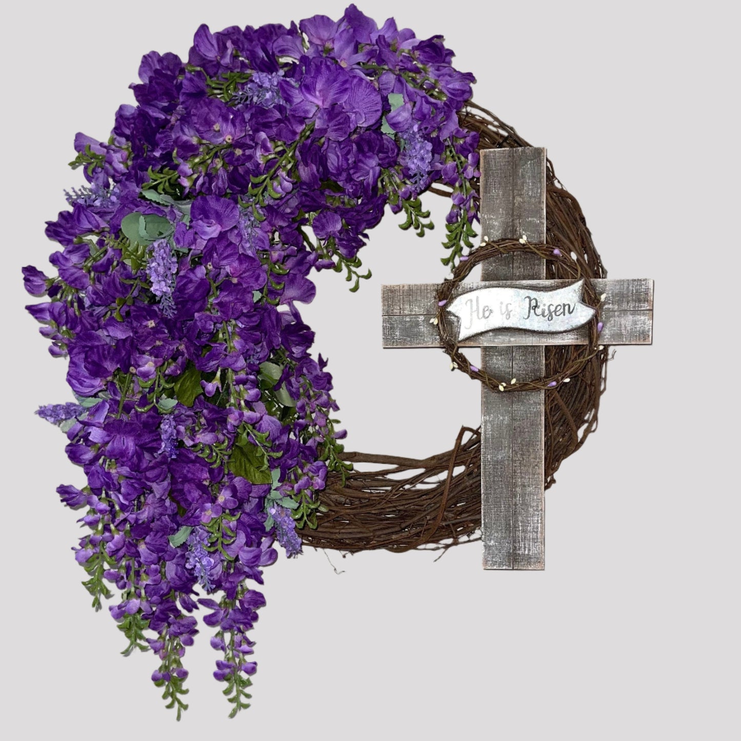Purple Wreath for Front Door Fall Home Decor Wall Art Decorations Front Porch Ideas Office Gifts for her Office Decor to Welcome Guests