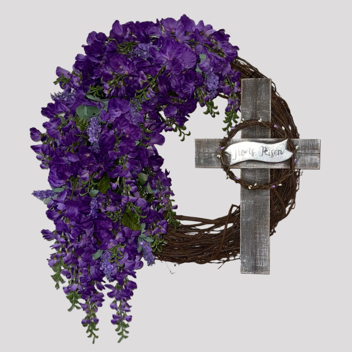 Purple Wreath for Front Door Fall Home Decor Wall Art Decorations Front Porch Ideas Office Gifts for her Office Decor to Welcome Guests
