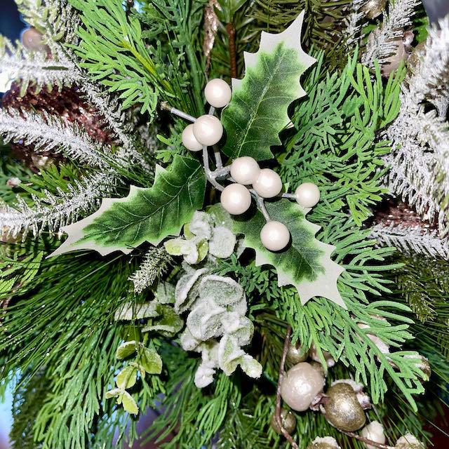Deer Candle Stick Centerpiece Elegant Christmas Décor with Pink Poinsettia for Entry Way or Tabletop Arrangement Holiday Decorations