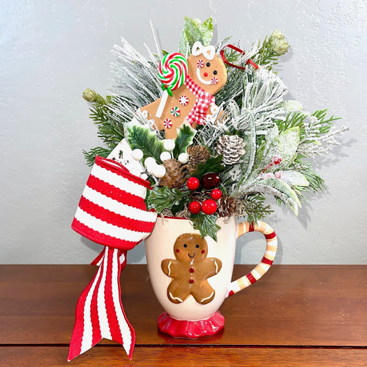 DIY Gingerbread Cup Arrangement – A Sweet Holiday Gift