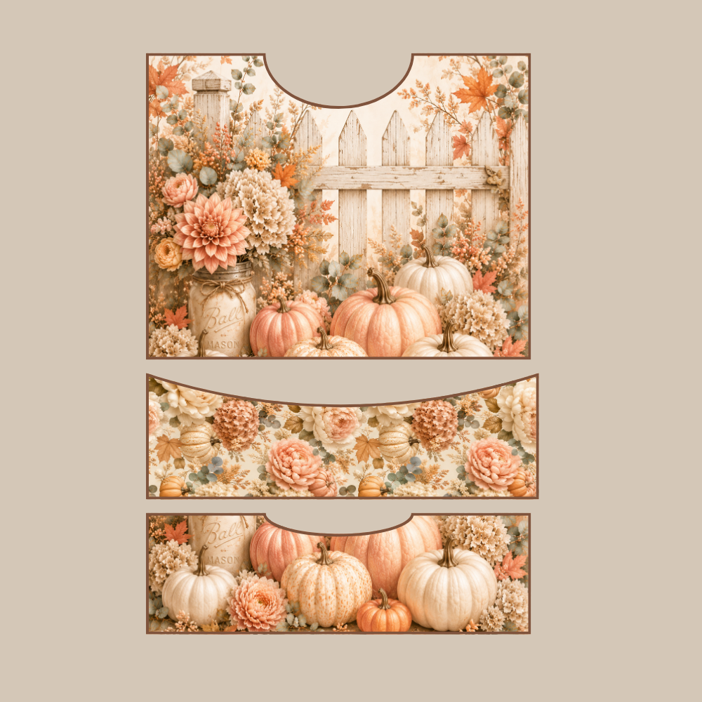 Baby Highland Cow Cozy Autumn Collection 3D Card Folio Printable Kit | Fall Junk Journal & Paper Craft PDF