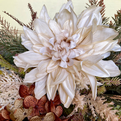 Fall Rustic Lariat Rope Wreath – Neutral Western Wall & Door Decor