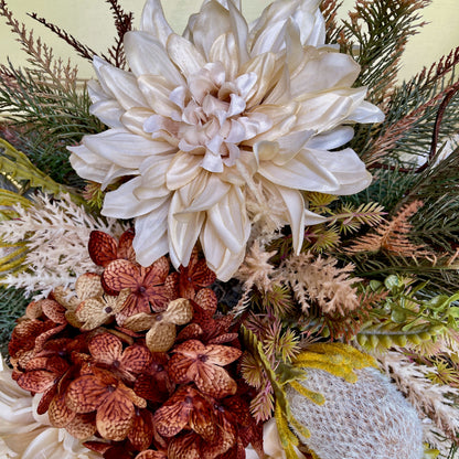 Fall Rustic Lariat Rope Wreath – Neutral Western Wall & Door Decor