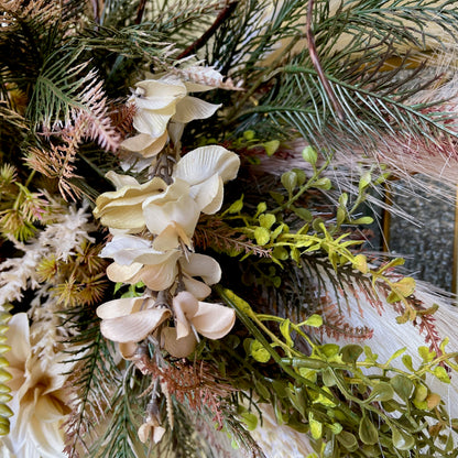 Fall Rustic Lariat Rope Wreath – Neutral Western Wall & Door Decor