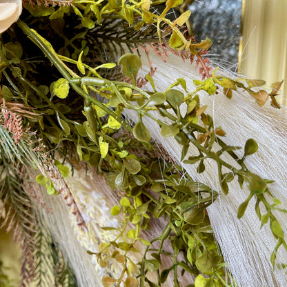 Fall Rustic Lariat Rope Wreath – Neutral Western Wall & Door Decor