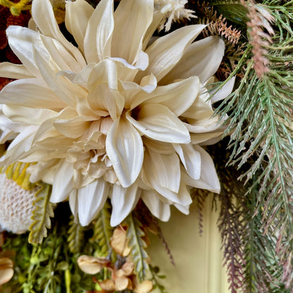 Fall Rustic Lariat Rope Wreath – Neutral Western Wall & Door Decor