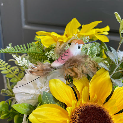 Sunflower Watering Can Floral Arrangement