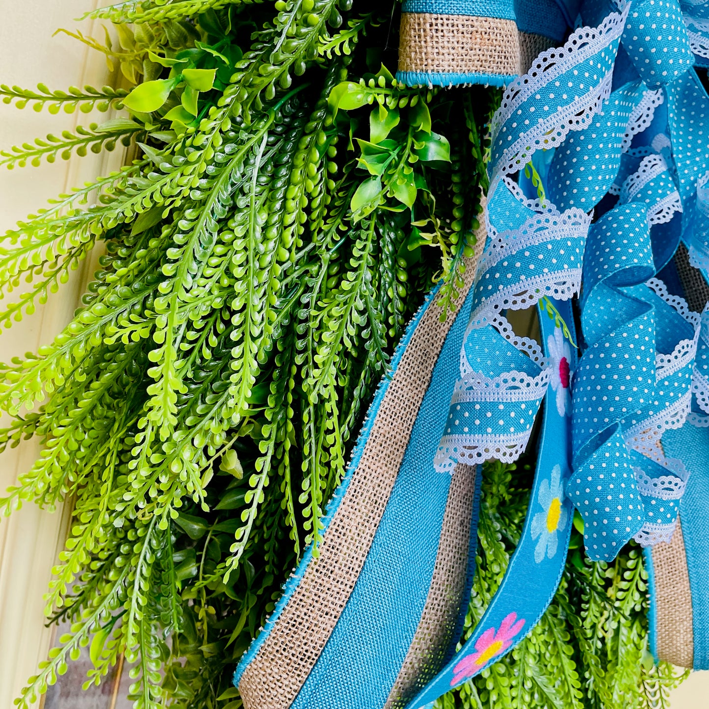 Year Round Beaded Grass Wreath