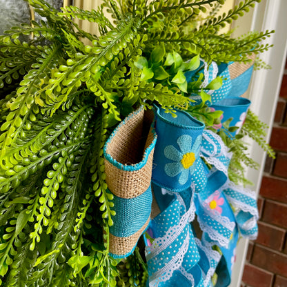 Year Round Beaded Grass Wreath