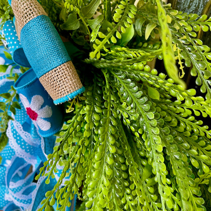 Year Round Beaded Grass Wreath