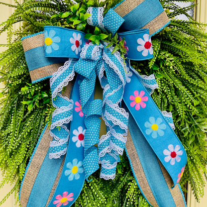 Year Round Beaded Grass Wreath
