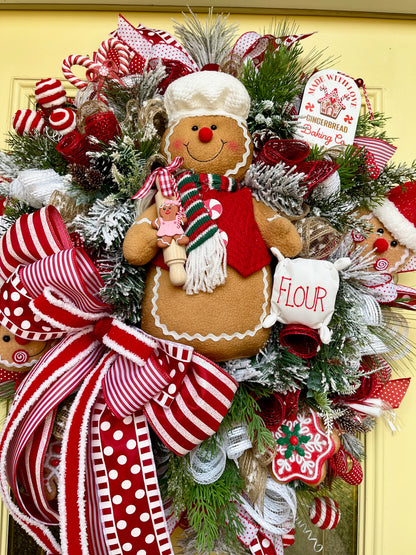 Gingerbread Baking Co. Wreath — Back by Popular Demand