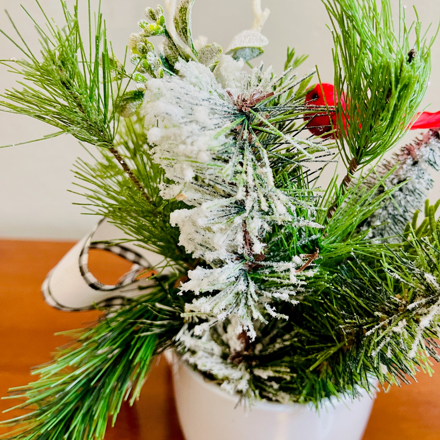 Snowman Peppermint Coffee Mug Arrangement — Teacher & Secret Santa Gift (Reusable Mug)