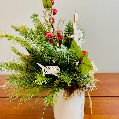 Glory in the Highest” Christmas Mug Arrangement — Faith-Filled Teacher & Secret Santa Gift (Reusable Mug)