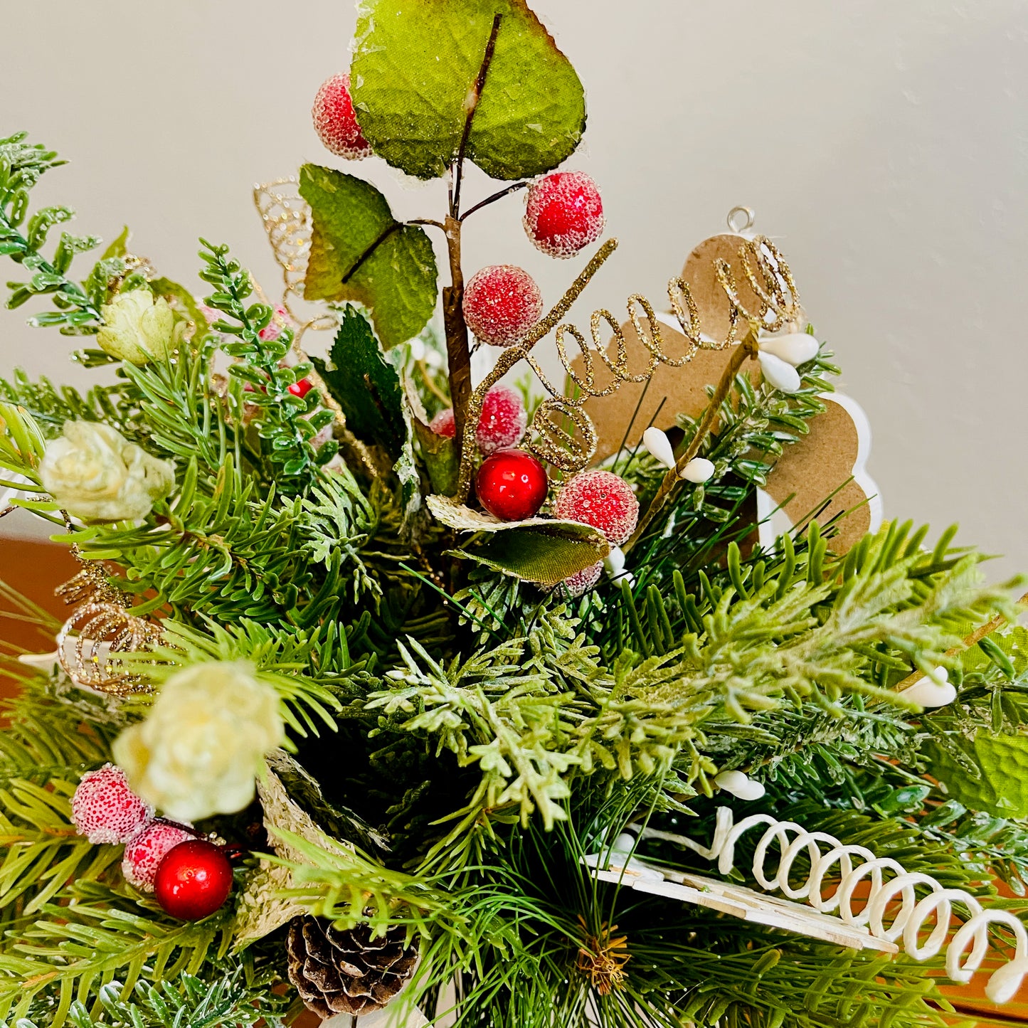 Glory in the Highest” Christmas Mug Arrangement — Faith-Filled Teacher & Secret Santa Gift (Reusable Mug)