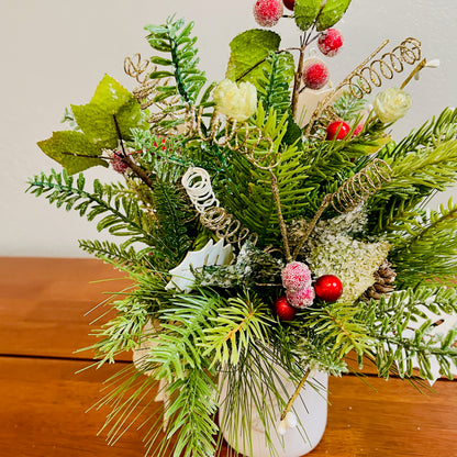 Glory in the Highest” Christmas Mug Arrangement — Faith-Filled Teacher & Secret Santa Gift (Reusable Mug)