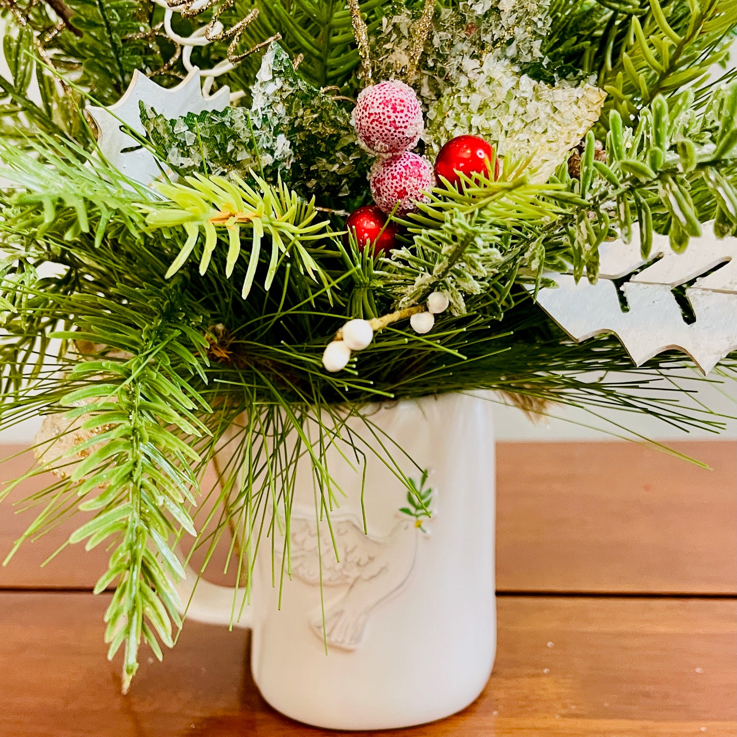 Glory in the Highest” Christmas Mug Arrangement — Faith-Filled Teacher & Secret Santa Gift (Reusable Mug)