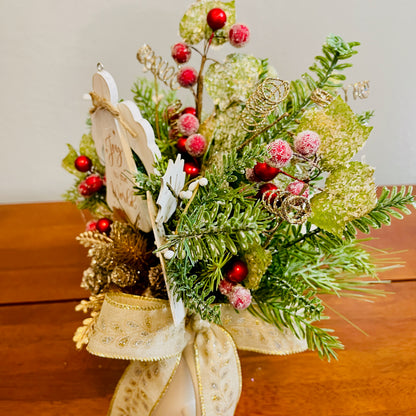 Glory in the Highest” Christmas Mug Arrangement — Faith-Filled Teacher & Secret Santa Gift (Reusable Mug)