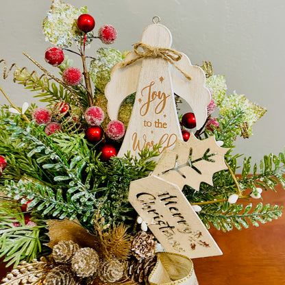 Glory in the Highest” Christmas Mug Arrangement — Faith-Filled Teacher & Secret Santa Gift (Reusable Mug)