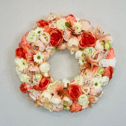 Spring Floral Wreath for Front Door Spring Wreaths for Home Bedroom Decorations Home Office Decor Bridal Showers Wedding Decorations