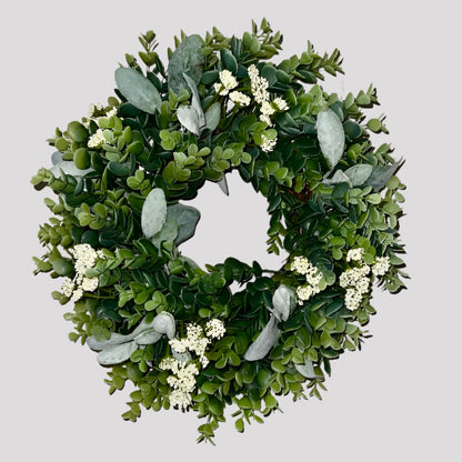 Lemon and Orange Citrus or Lamb’s Ear Cabinet Wreath Farmhouse Kitchen Décor or Candle Ring Home Decorations
