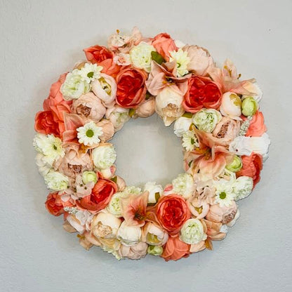 Spring Floral Wreath for Front Door Spring Wreaths for Home Bedroom Decorations Home Office Decor Bridal Showers Wedding Decorations