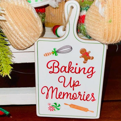 Christmas Gingerbread Man Arragement for Tabletop Kitchen Centerpiece CoffeTable Decor Holiday Office Decorations Teacher Gifts Seasonal