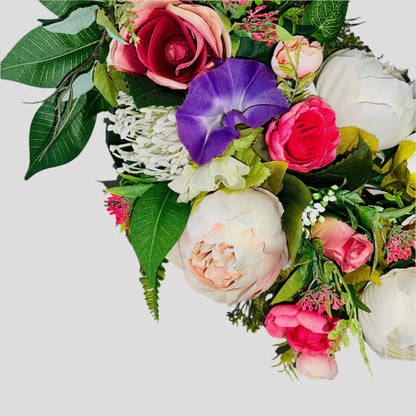 Floral Wreath for Front Door, Porch decor ideas, Gifts for Mother’s Day, Birthdays, or Weddings, Home Decorations, Farmhouse, Office Decor