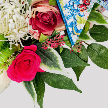 Floral Wreath for Front Door, Porch decor ideas, Gifts for Mother’s Day, Birthdays, or Weddings, Home Decorations, Farmhouse, Office Decor