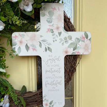 Dogwood Wreath for front door, Christian Easter door wreath, Easter Decorations, Home Decor, Spring Wreath, Church Decorations for hallway